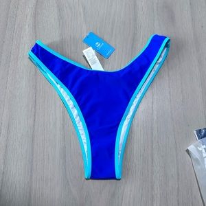 Colorblock low rise cupshe bikini bottom